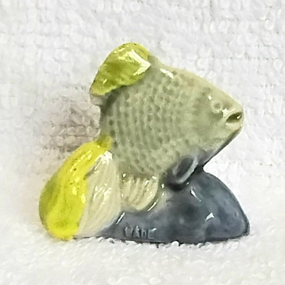 3/$24 Series 1 Animals (1967-'73) Wade Red Rose Tea Fantail Goldfish Figurine!!